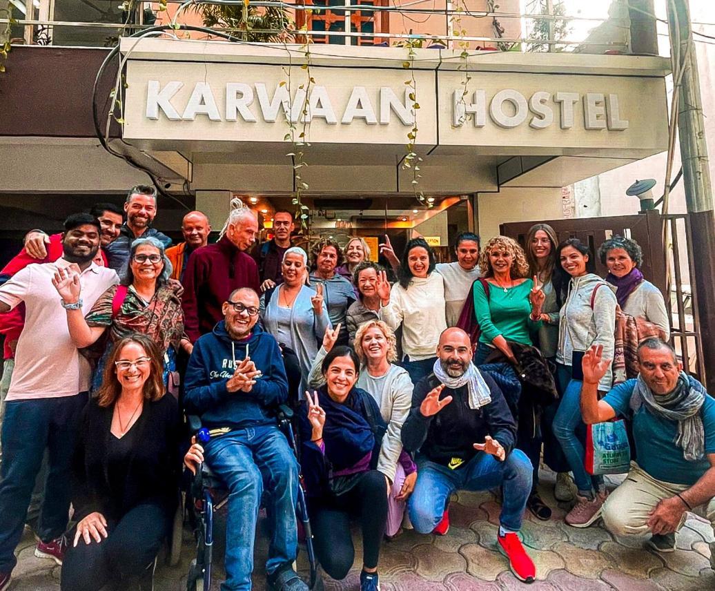 Karwaan Hostel Rishīkesh Eksteriør bilde